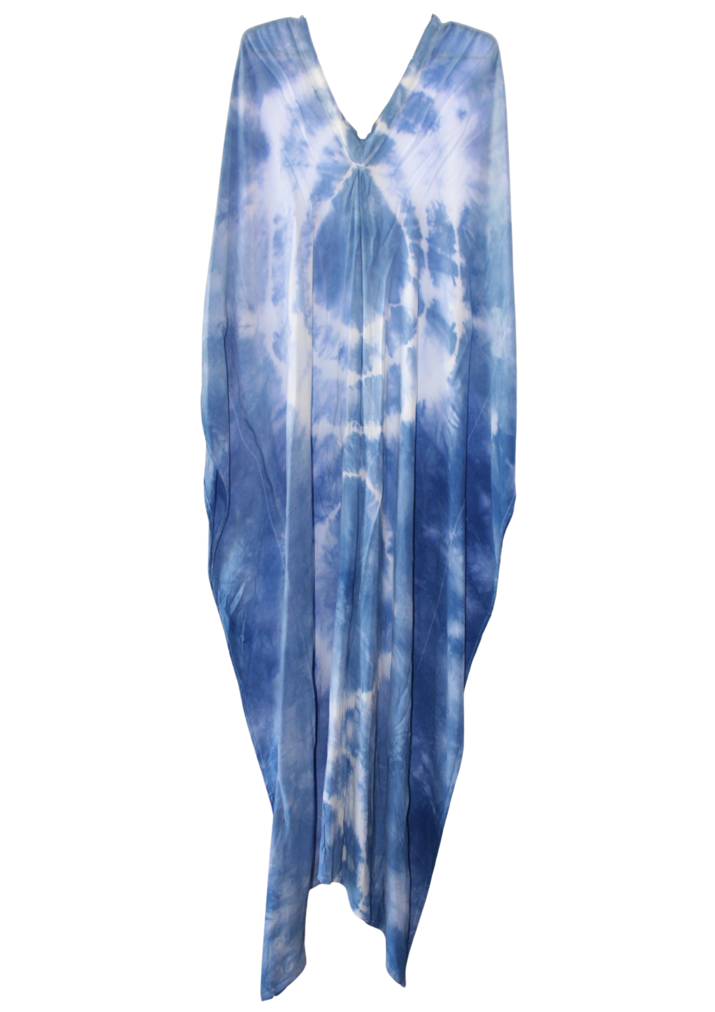 Atlantic Blue Tie Dye Kaftan