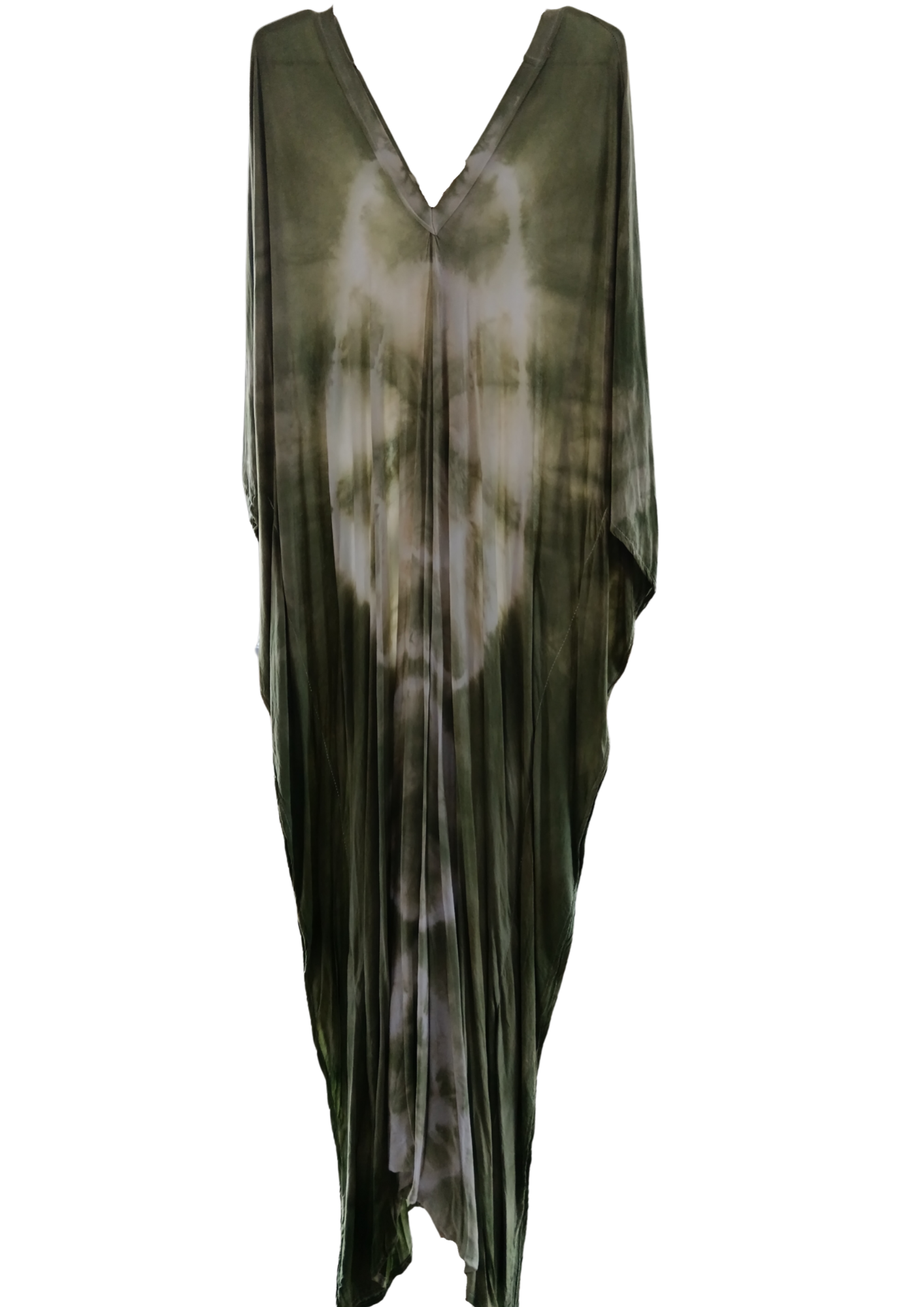 Moss Green Tie Dye Kaftan