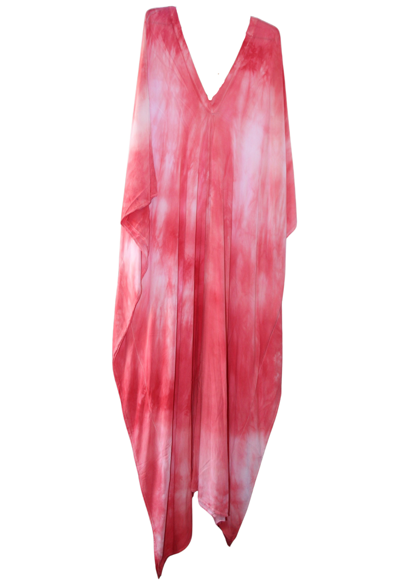 Mexican Red Tie Dye Kaftan