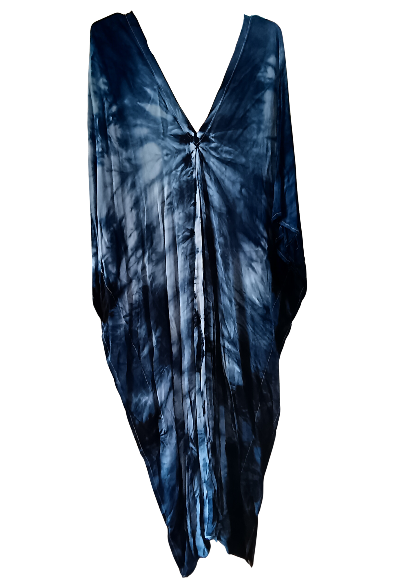 Dark Navy Tie Dye Kaftan