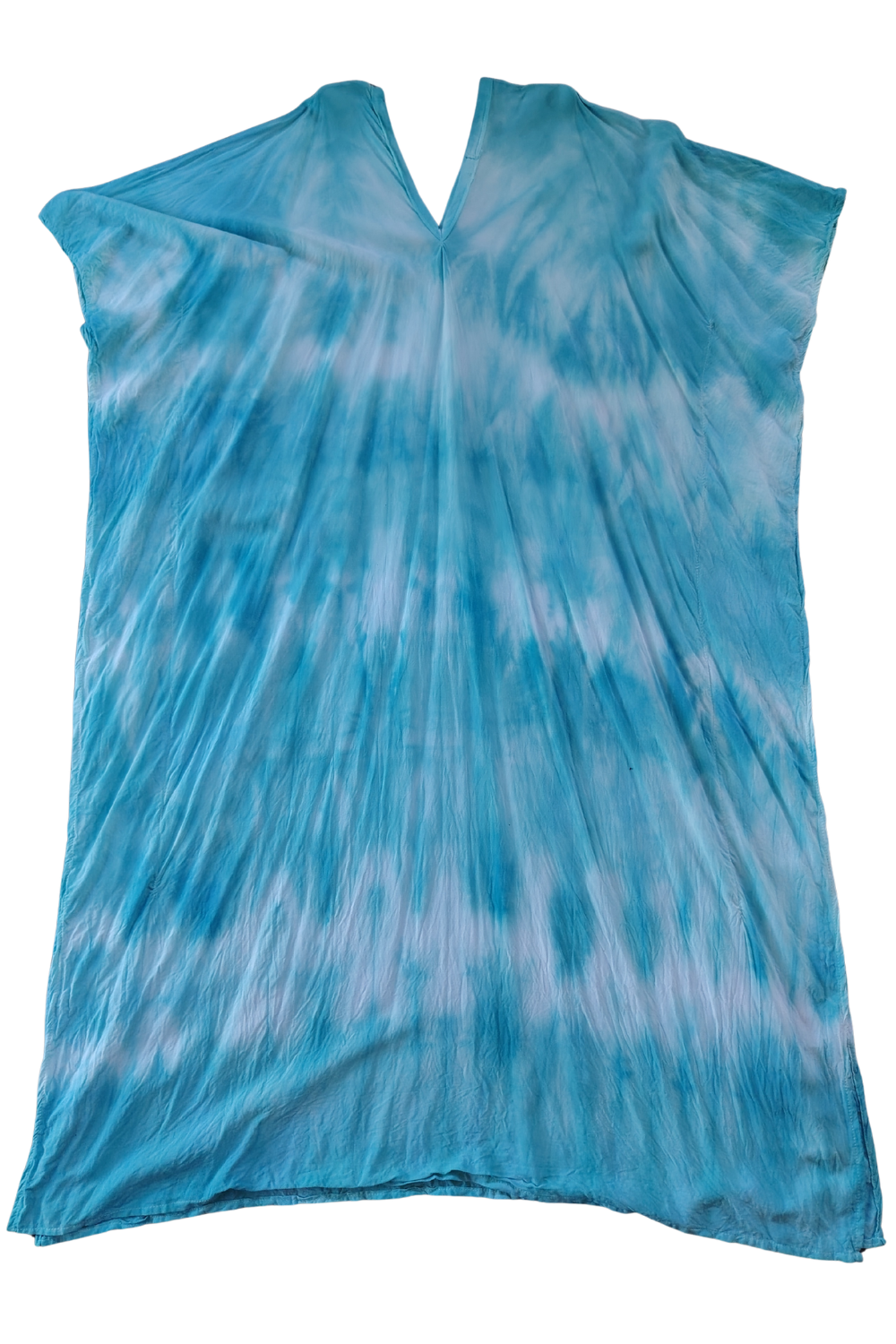 Turquoise Tie Dye Kaftan