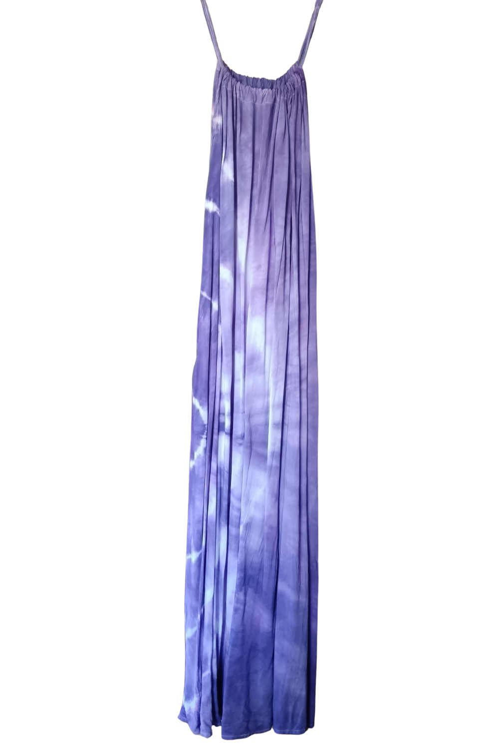 Purple Tie Dyed Maxi Summer Dress