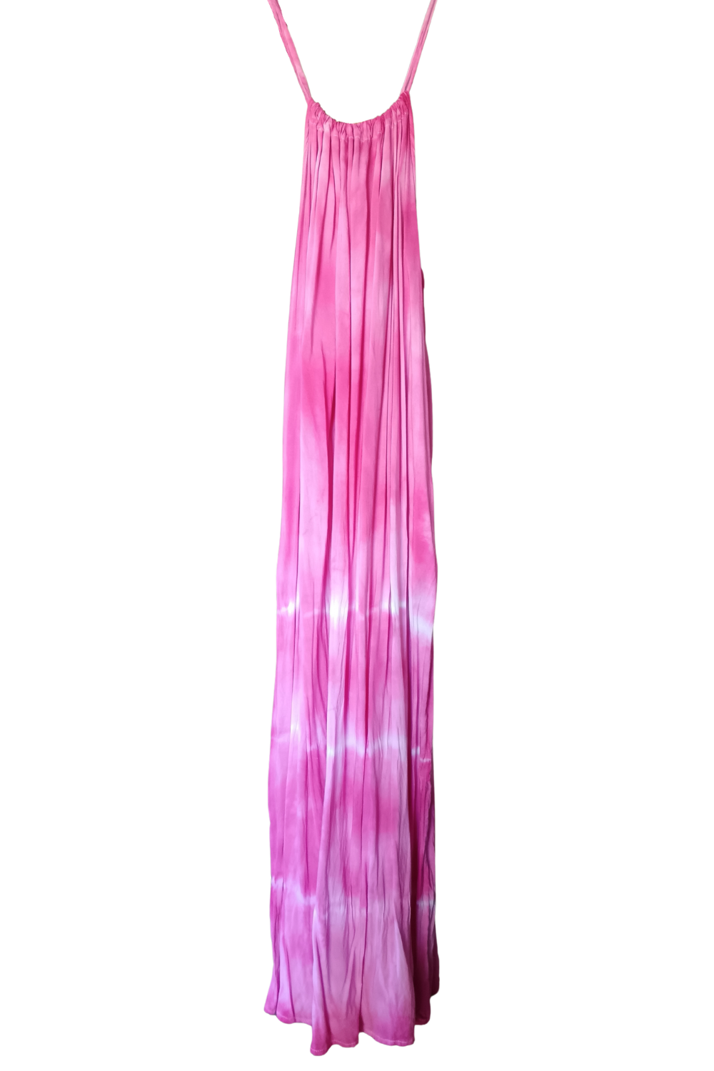 Pink Tie Dyed Maxi Summer Dress