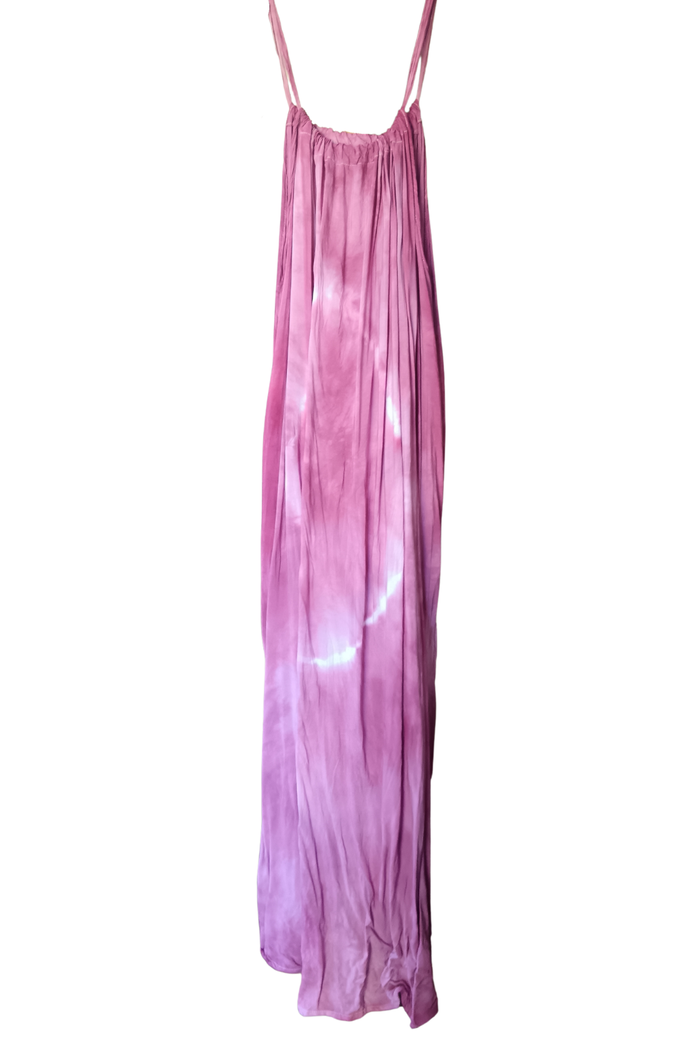 Mauve Tie Dyed Maxi Summer Dress