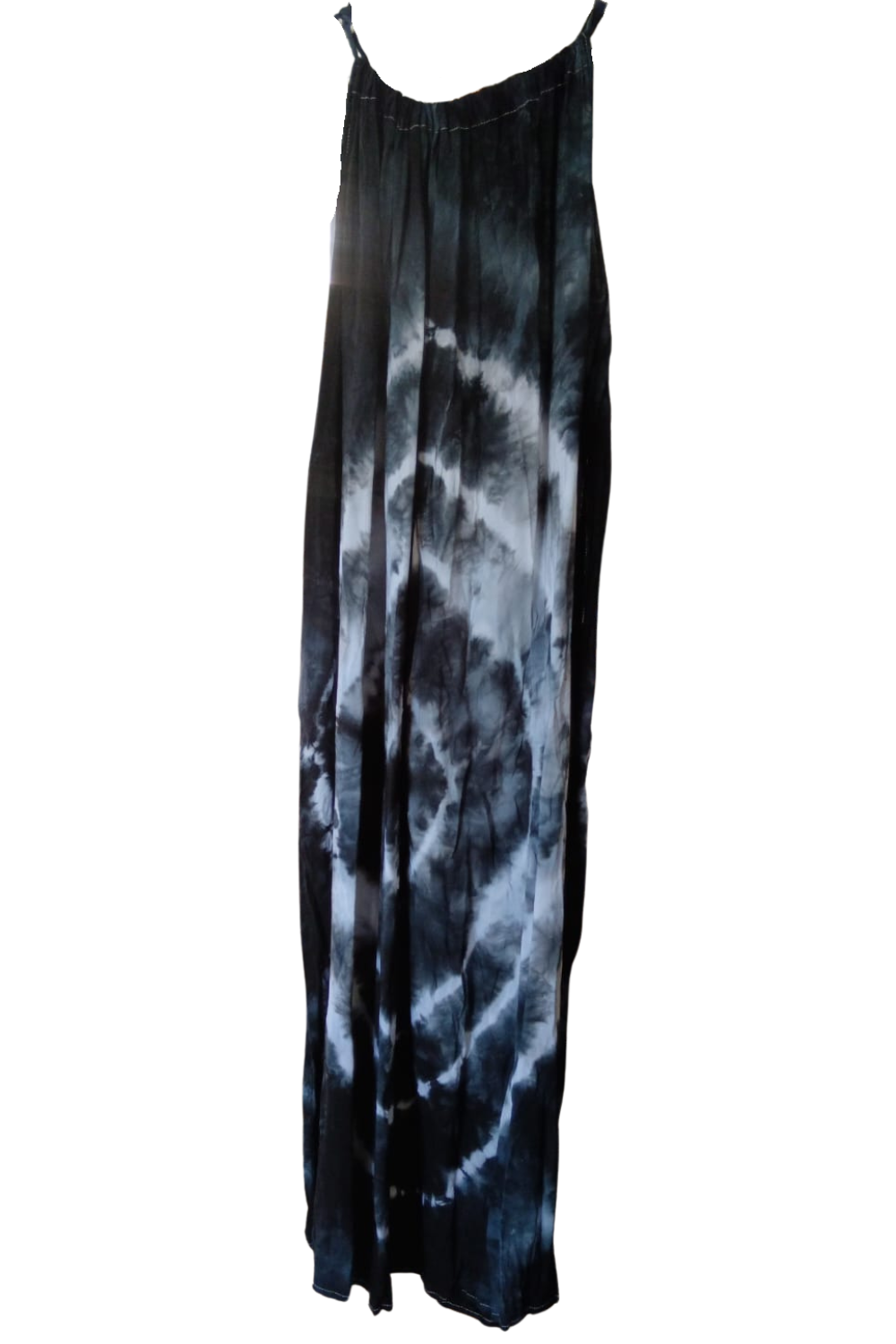 Black Tie Dyed Maxi Summer Dress