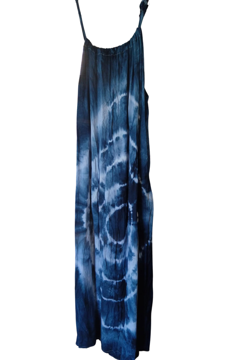 Navy Tie Dyed Maxi Summer Dress