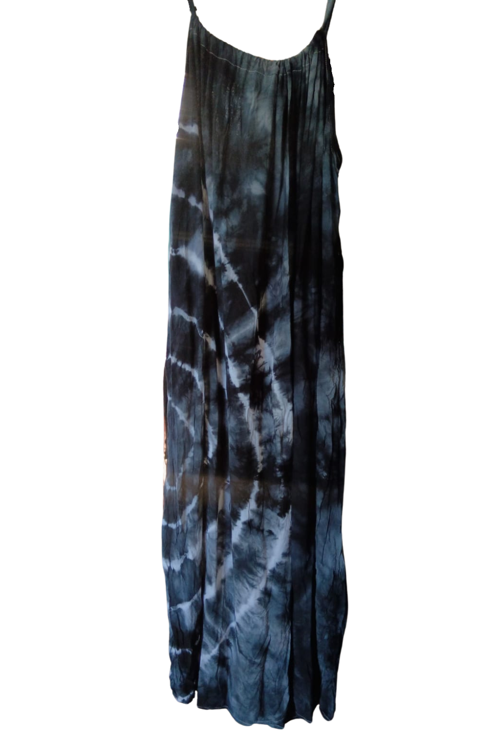 Black Tie Dyed Maxi Summer Dress