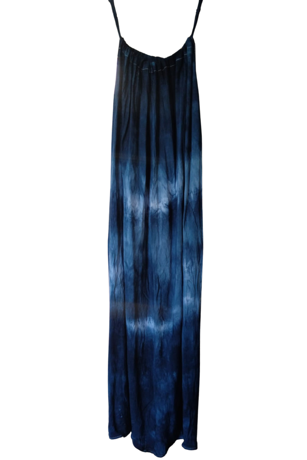 Navy Tie Dyed Maxi Summer Dress