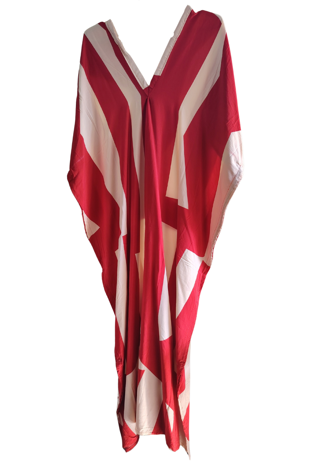 Red Printed Kaftan