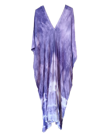Purple Tie Dye Kaftan