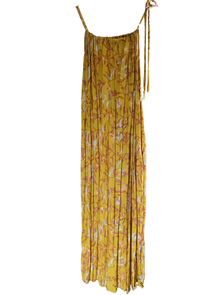 Mustard Maxi Summer Dress