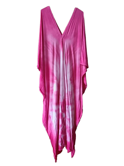 Pink Tie Dye Kaftan