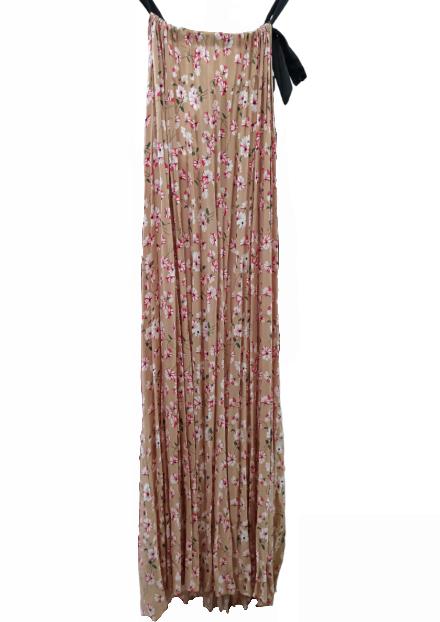 Tan Maxi Summer Dress