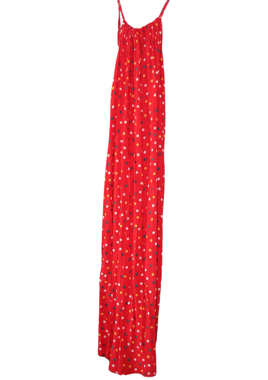 Red Maxi Summer Dress