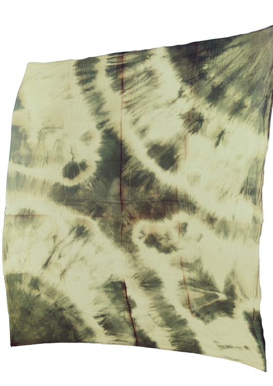 Moss Green Tie Dye Sarong