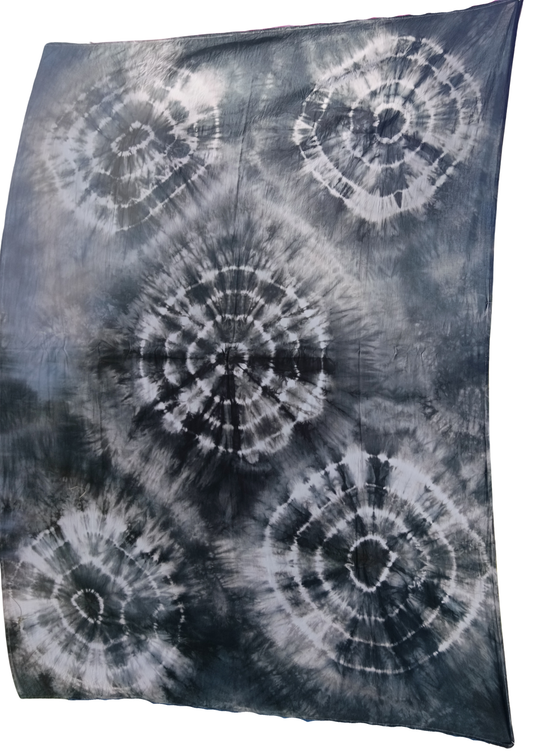 Black Tie Dye Sarong