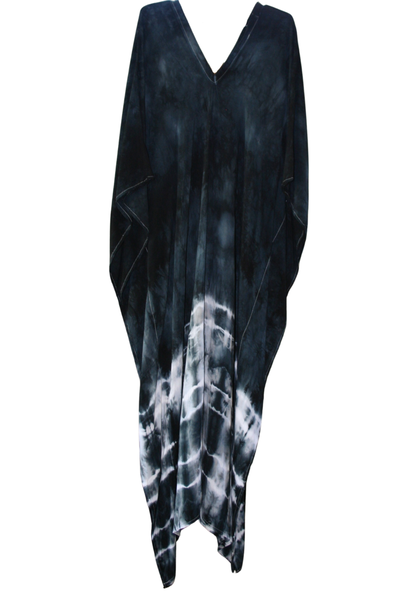 Black Tie Dye Kaftan