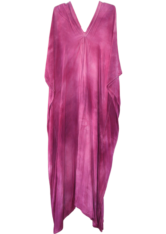 Mauve Tie Dye Kaftan