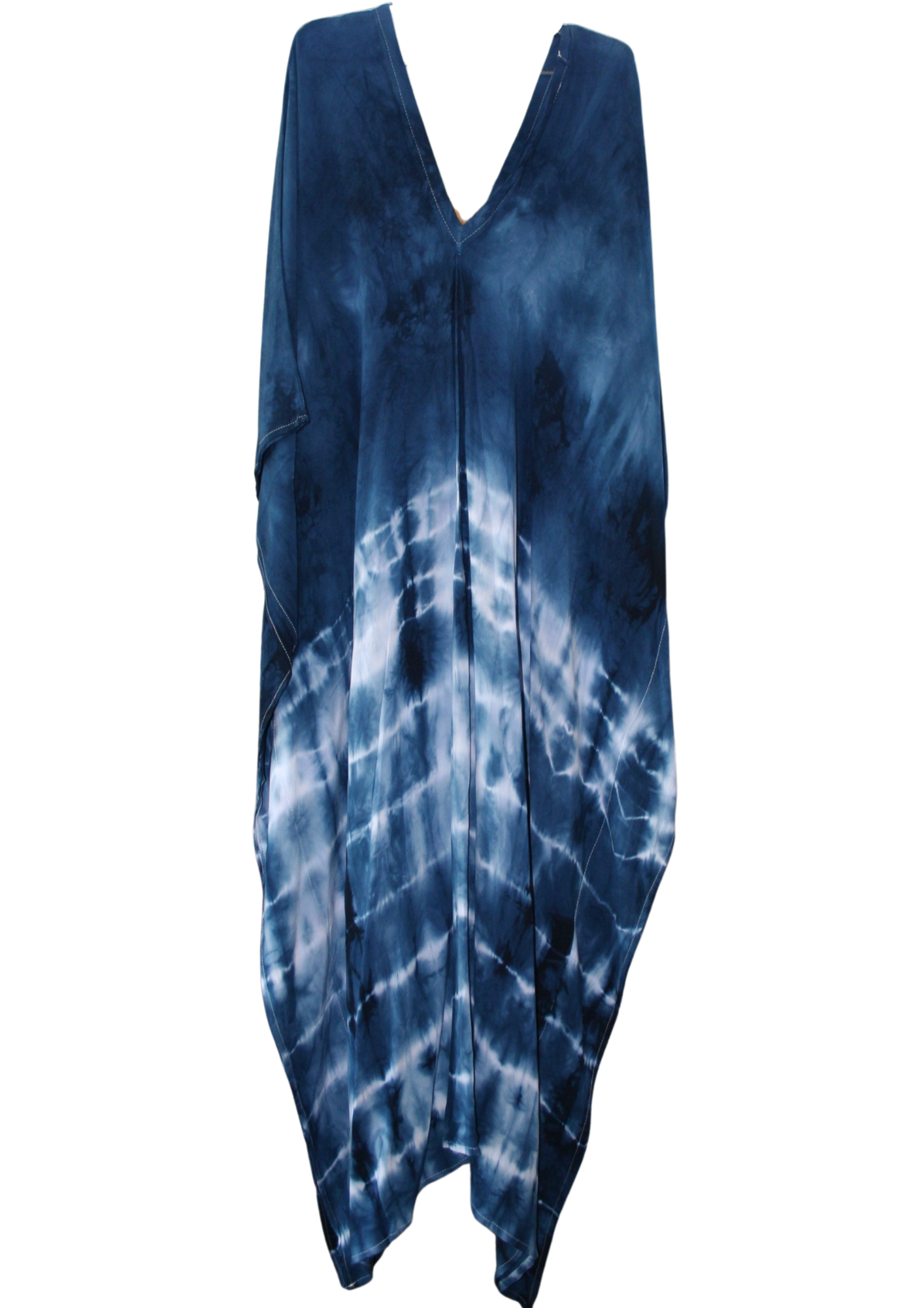 Dark Navy Tie Dye Kaftan