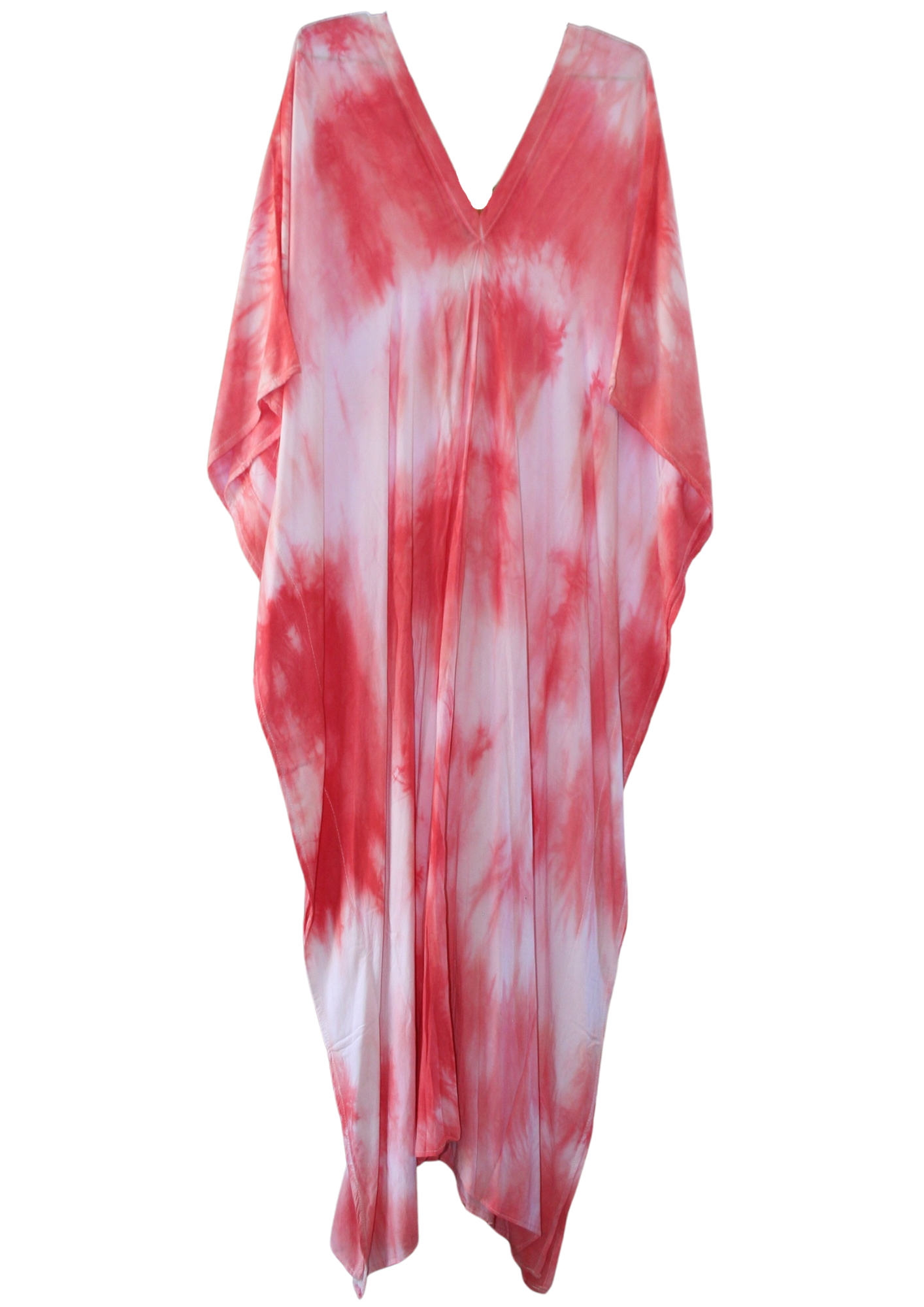 Mexican Red Tie Dye Kaftan