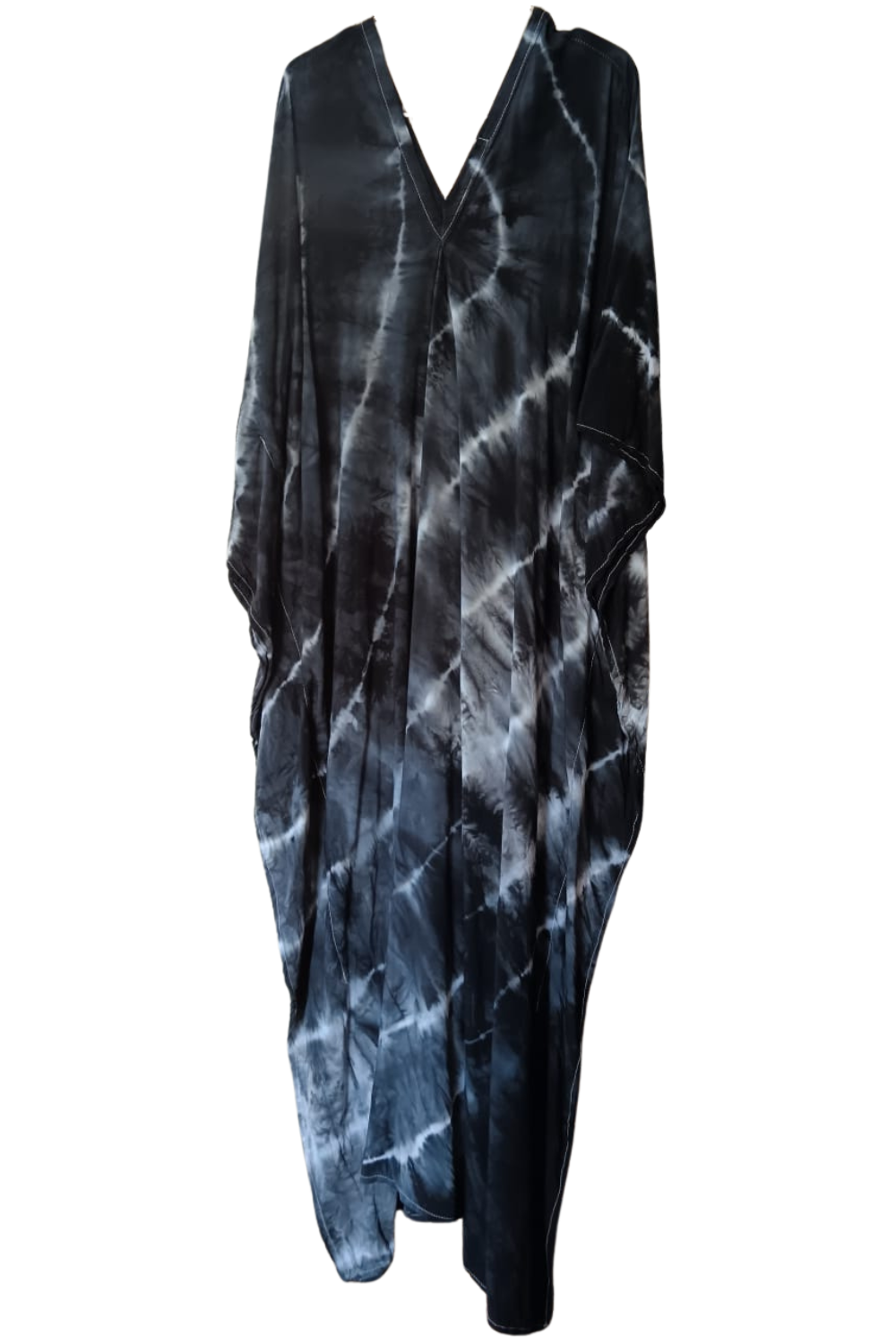 Black Tie Dye Kaftan