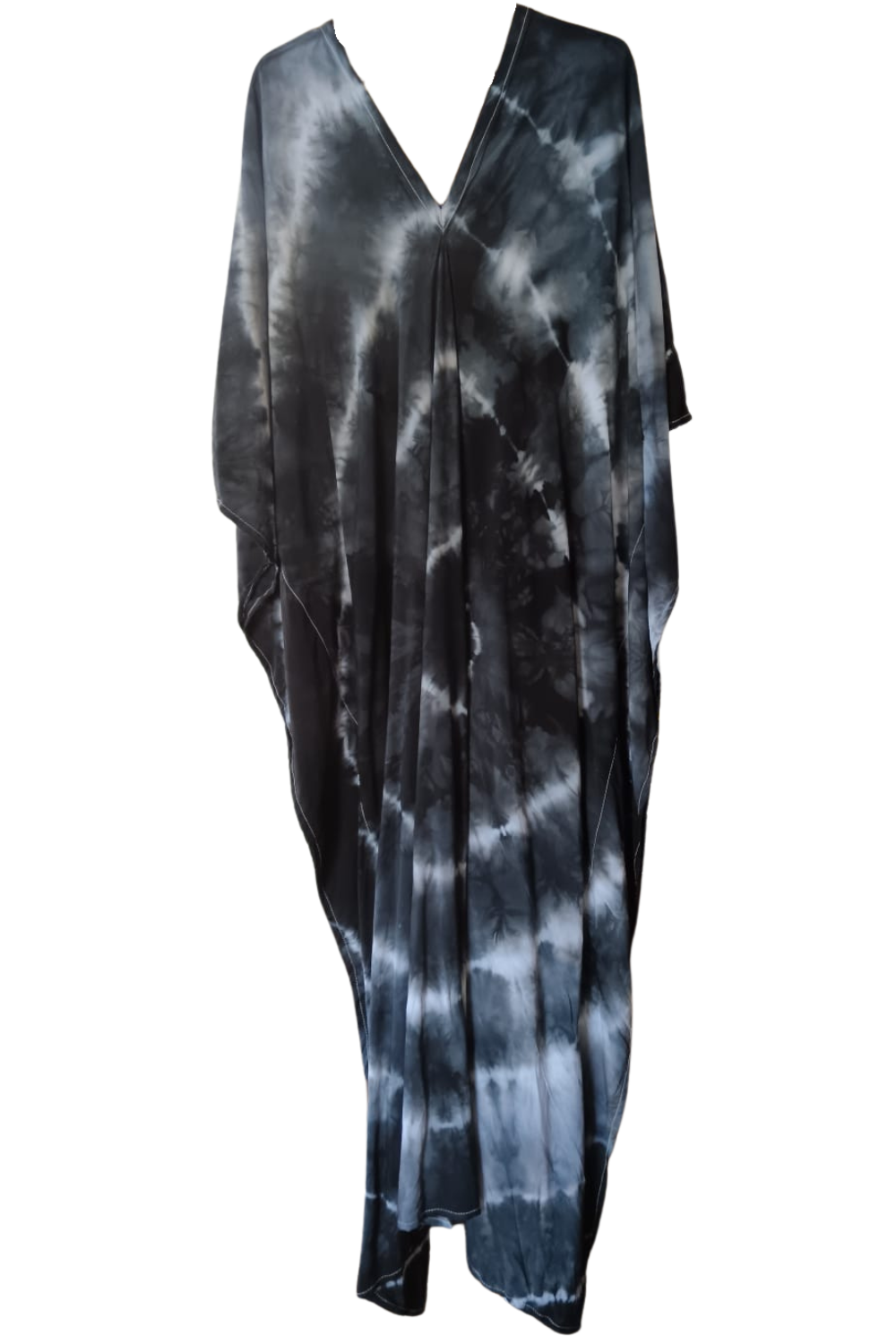 Black Tie Dye Kaftan