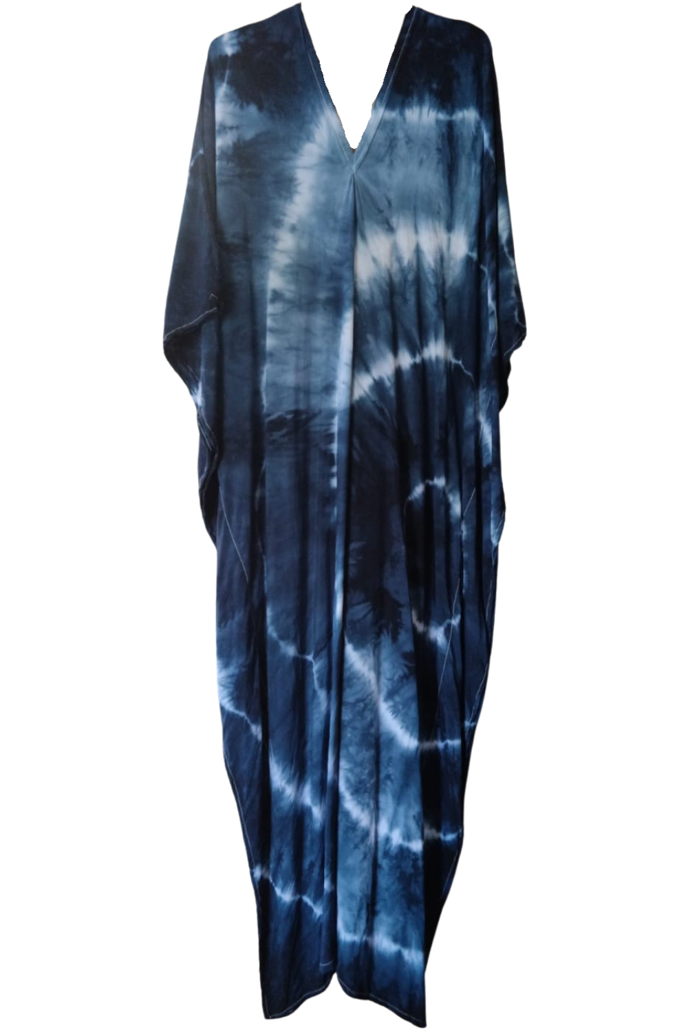 Dark Navy Tie Dye Kaftan