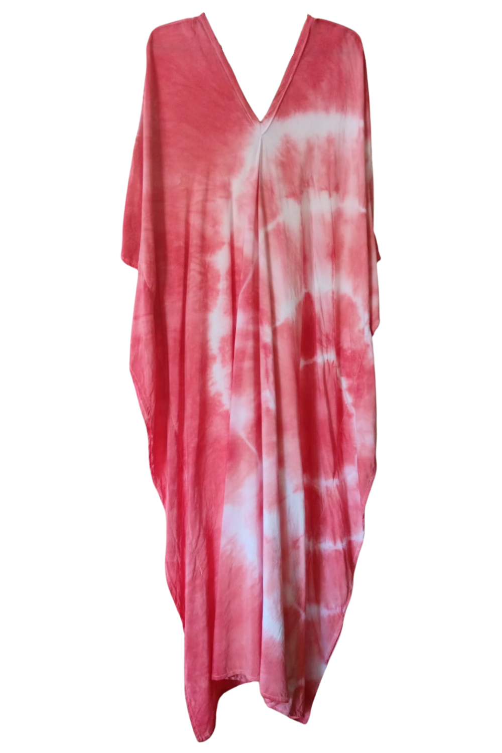 Mexican Red Tie Dye Kaftan