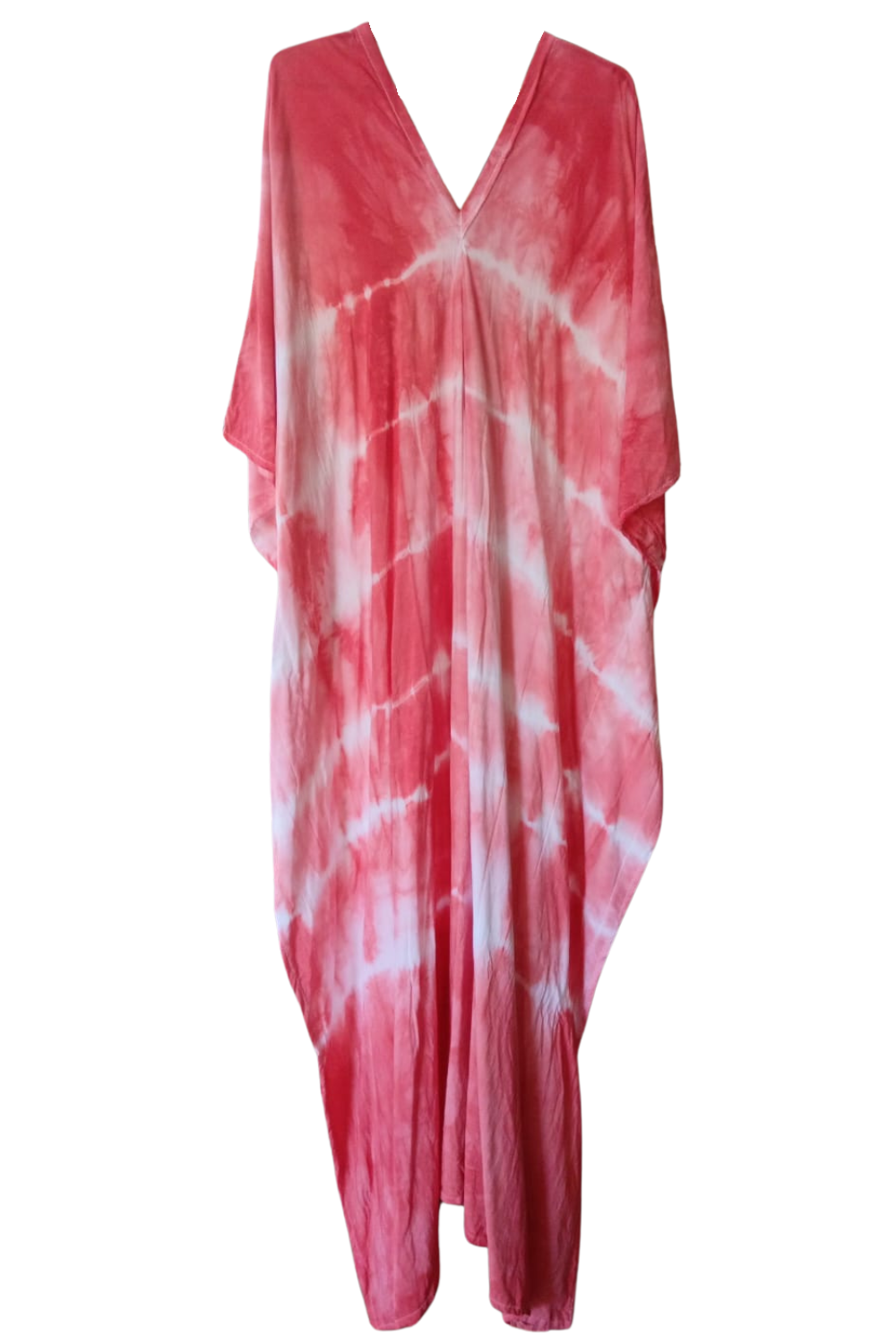 Mexican Red Tie Dye Kaftan