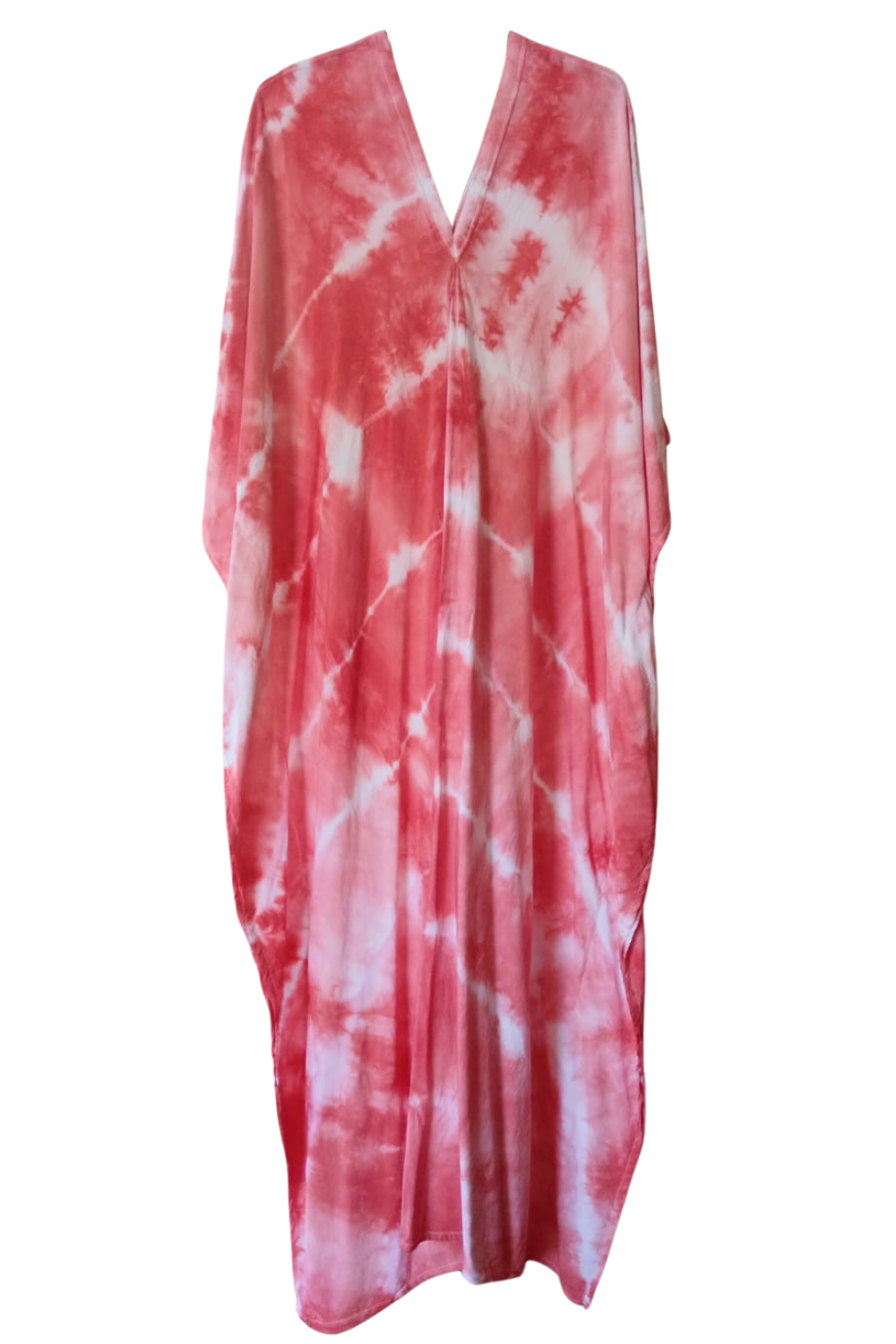 Mexican Red Tie Dye Kaftan