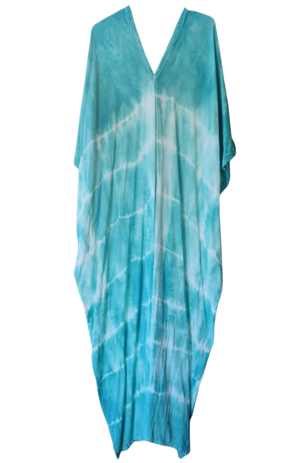Turquoise Tie Dye Kaftan