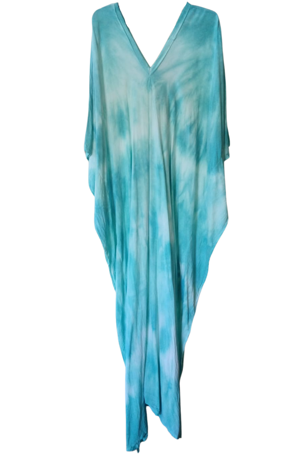 Turquoise Tie Dye Kaftan