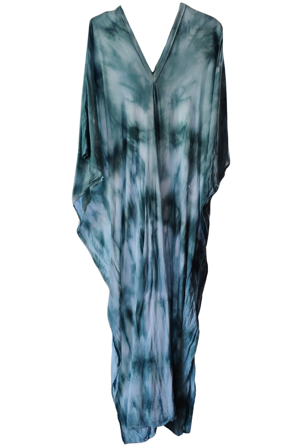 Moss Green Tie Dye Kaftan