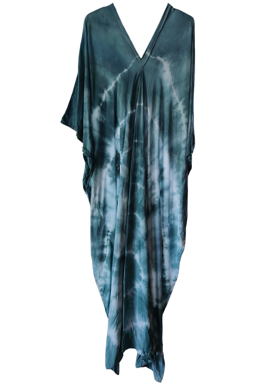 Moss Green Tie Dye Kaftan