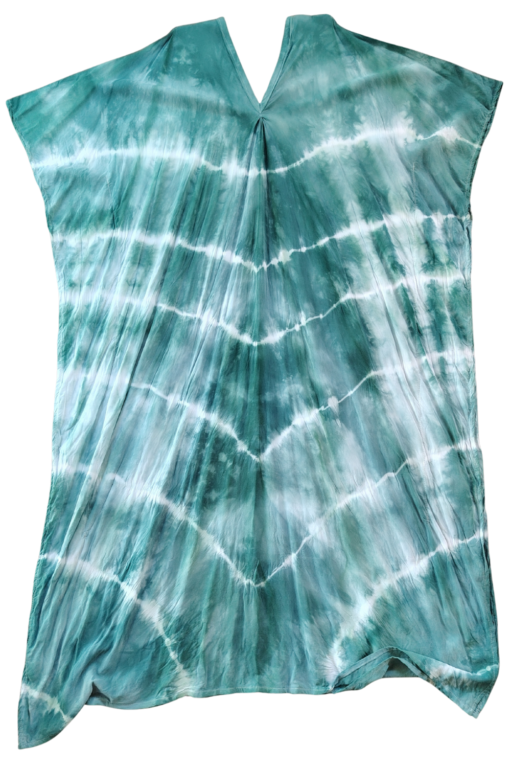 Moss Green Tie Dye Kaftan