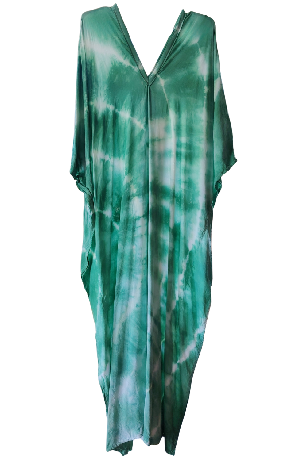 Green Tie Dye Kaftan
