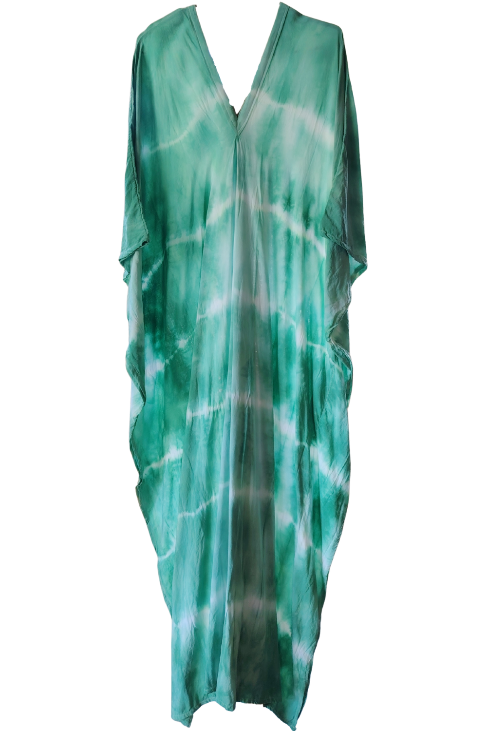 Green Tie Dye Kaftan