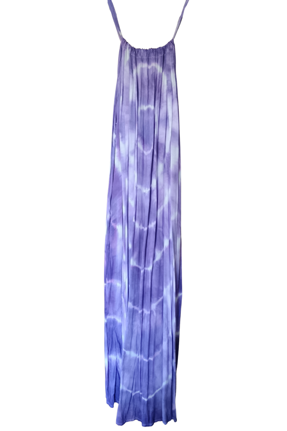 Purple Tie Dyed Maxi Summer Dress