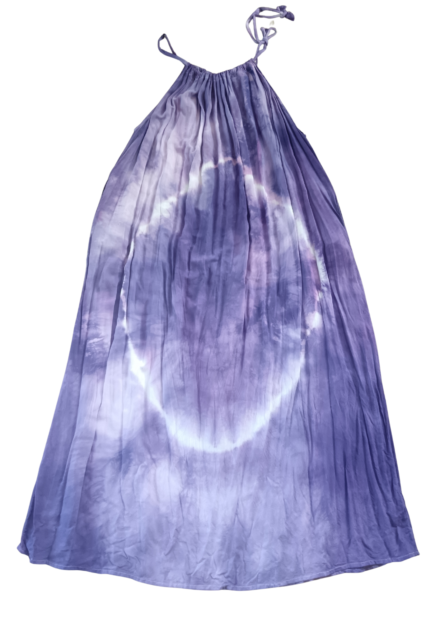 Purple Tie Dyed Maxi Summer Dress