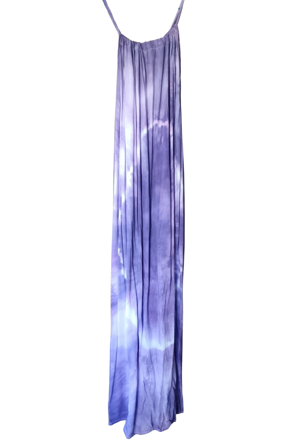 Purple Tie Dyed Maxi Summer Dress