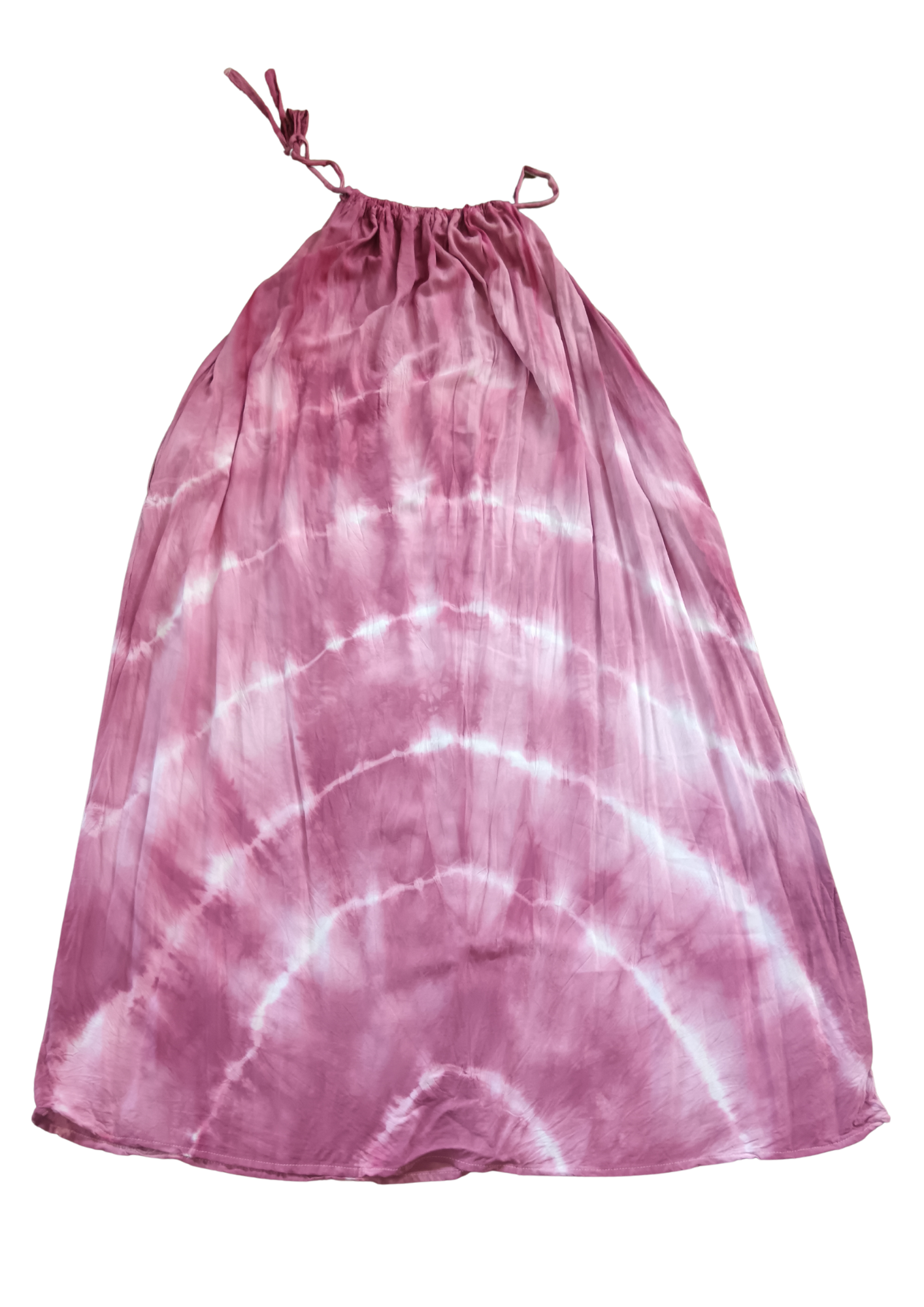 Mauve Tie Dyed Maxi Summer Dress