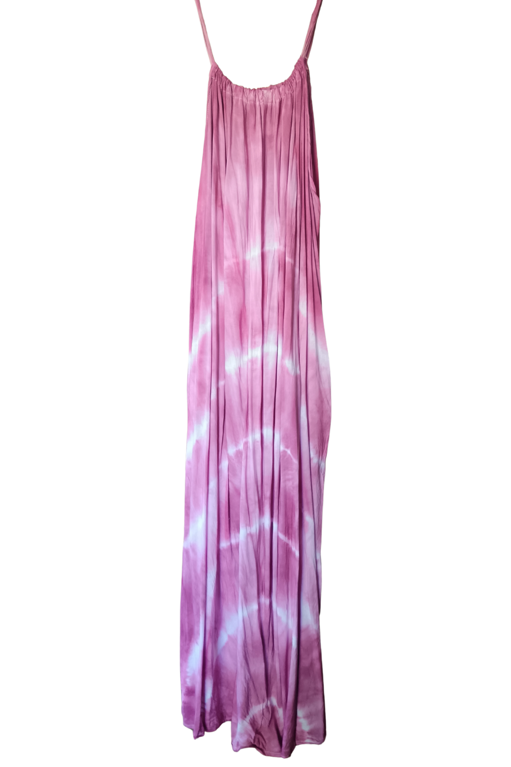 Mauve Tie Dyed Maxi Summer Dress