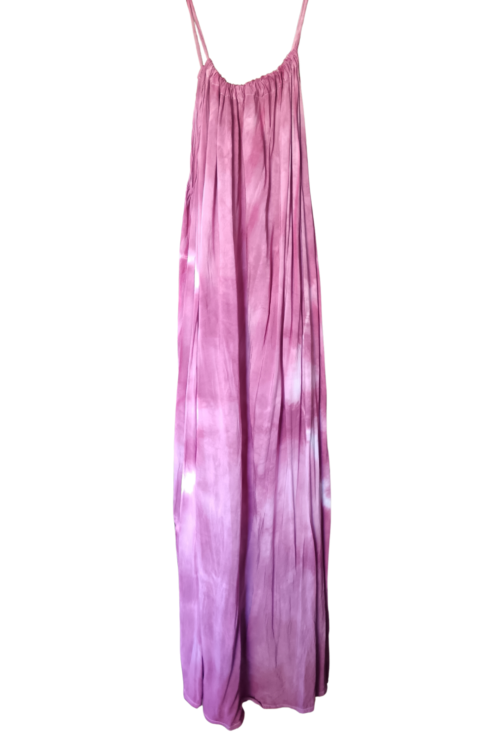 Mauve Tie Dyed Maxi Summer Dress