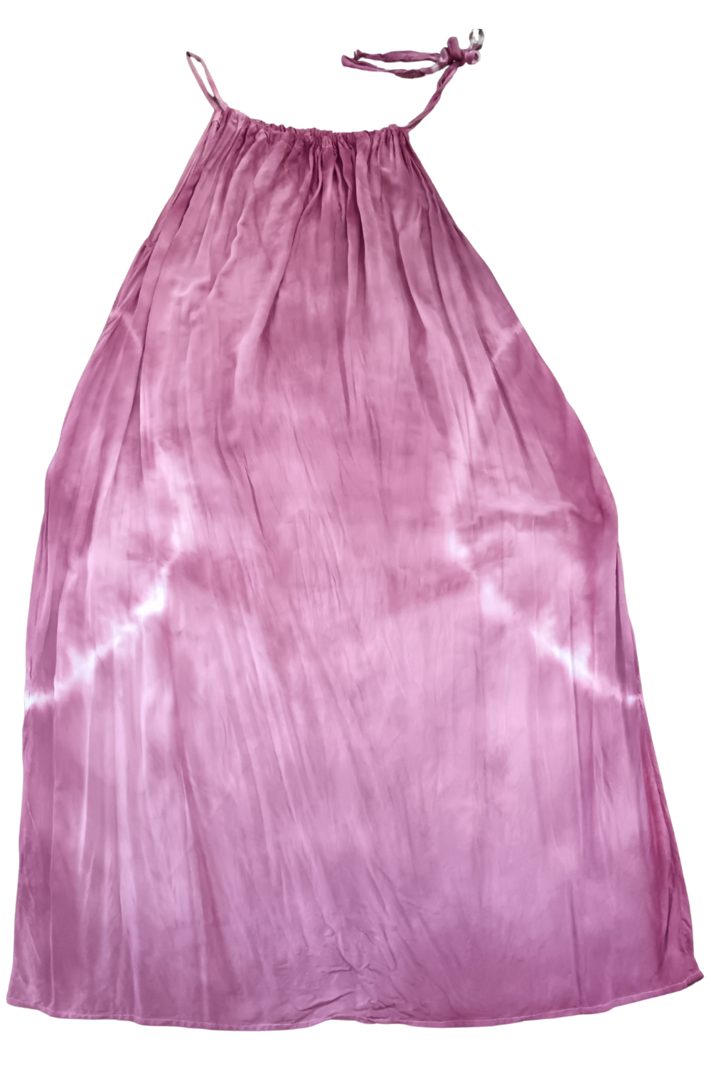 Mauve Tie Dyed Maxi Summer Dress