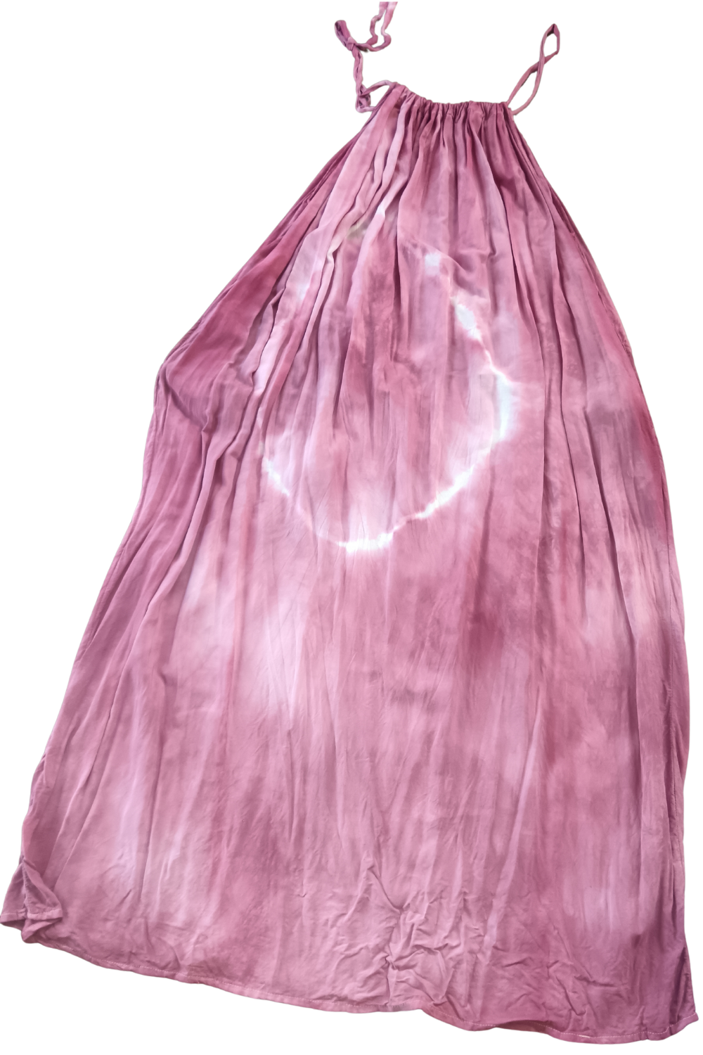 Mauve Tie Dyed Maxi Summer Dress