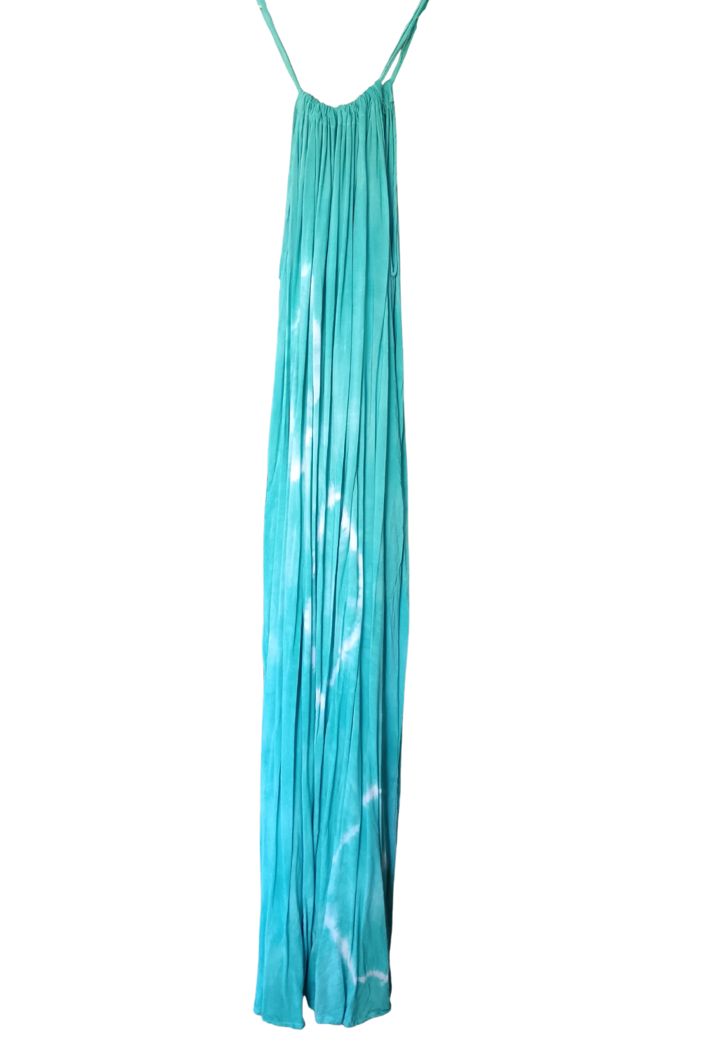 Turquoise Tie Dyed Maxi Summer Dress