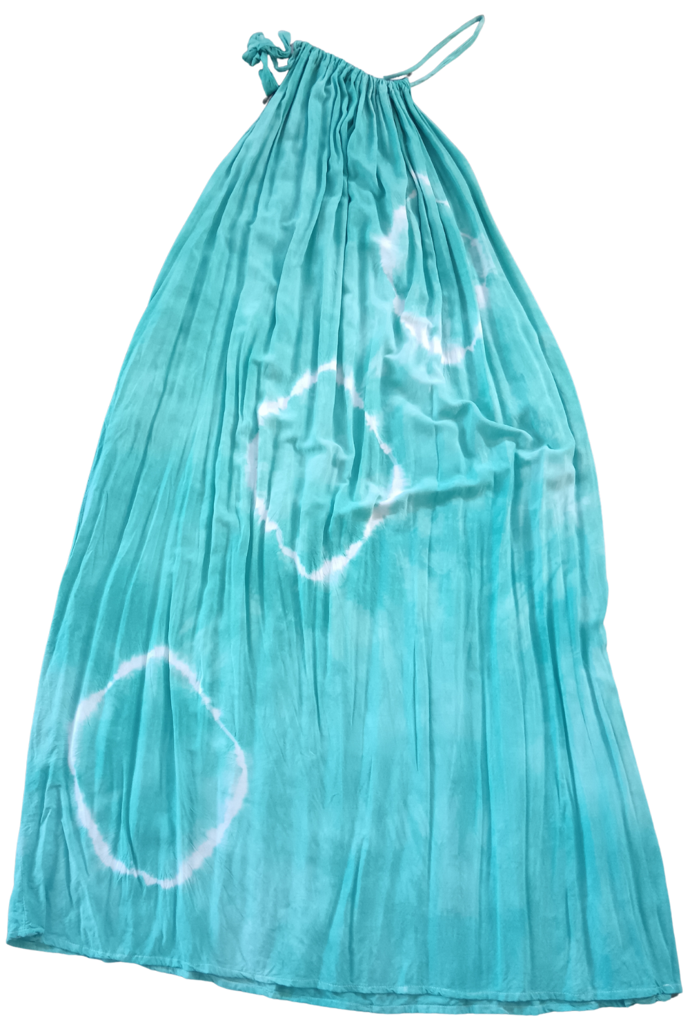 Turquoise Tie Dyed Maxi Summer Dress