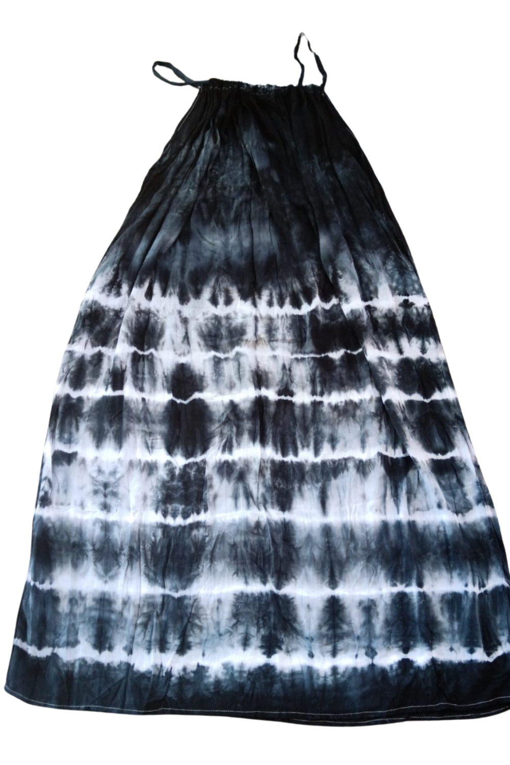 Black Tie Dyed Maxi Summer Dress