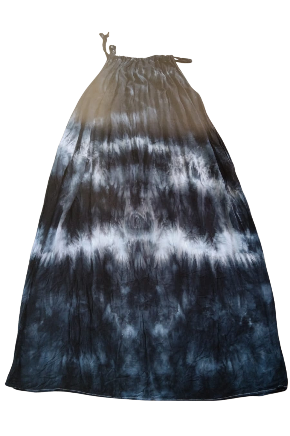 Black Tie Dyed Maxi Summer Dress