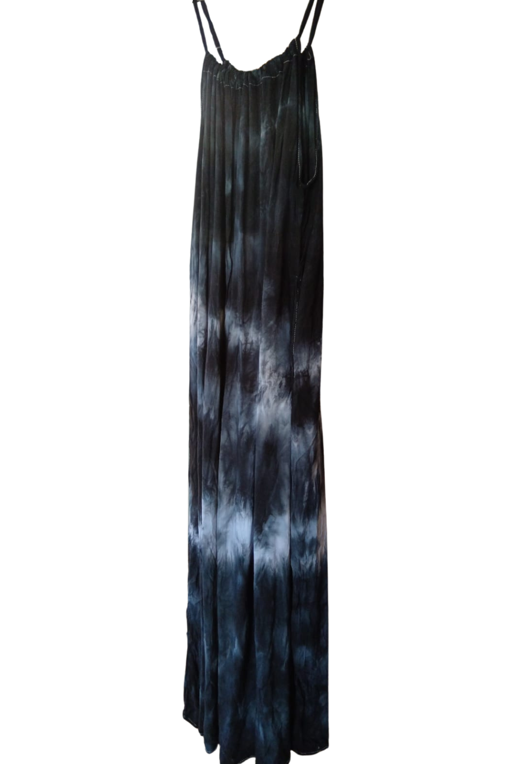 Black Tie Dyed Maxi Summer Dress